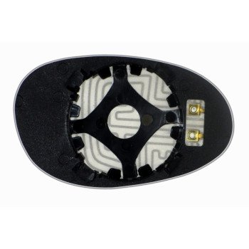 Зеркальный элемент SMART Roadster (03-05) левый асферический с обогревом