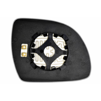 Елемент дзеркала заднього огляду SSANG YONG Actyon (10- ) лівий сферичний голубий з обігрівом