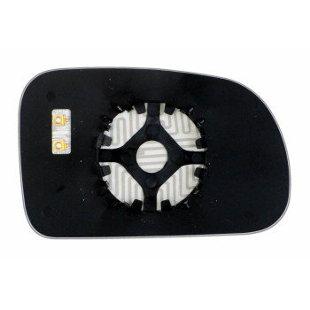 Елемент дзеркала заднього огляду SSANG YONG Rexton II (07-12) лівий асферичний голубий з обігрівом