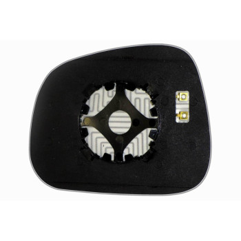 Елемент дзеркала заднього огляду SSANG YONG Rexton III (12- ) правий сферичний голубий з обігрівом