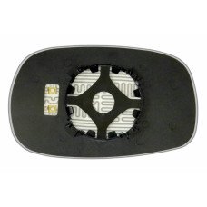 Дзеркальний елемент SSANG YONG Rexton I (02-07) лівий сферичний голубий з обігрівом