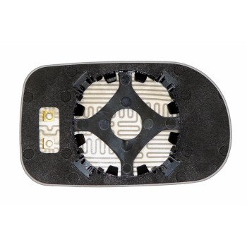 Елемент дзеркала заднього огляду SUZUKI Swift III (00-03) лівий асферичний з обігрівом