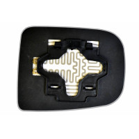 Зеркальный элемент TOYOTA Previa I (90-00) левый асферический с обогревом