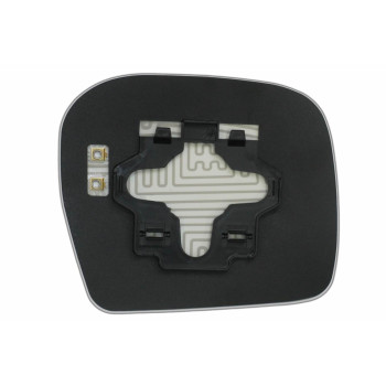 Зеркальный элемент TOYOTA Hilux Surf III (98-02) левый сферический с обогревом