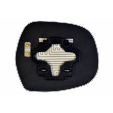 Дзеркальний елемент TOYOTA Prado (02-09) лівий сферичний з обігрівом