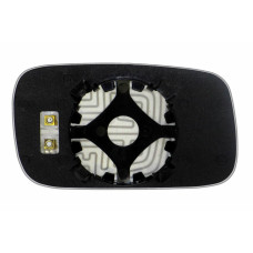 Дзеркальний елемент VOLKSWAGEN Caddy (95-04) лівий асферичний з обігрівом