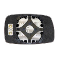 Дзеркальний елемент VOLKSWAGEN Corrado (89-95) лівий асферичний з обігрівом