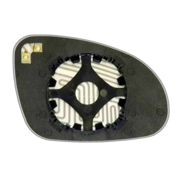 Елемент дзеркала заднього огляду VOLKSWAGEN Jetta V (05-10) лівий сферичний з обігрівом