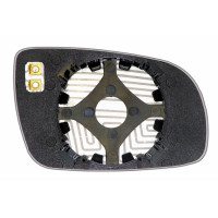 Дзеркальний елемент VOLKSWAGEN Golf IV (02-05) лівий асферичний з обігрівом