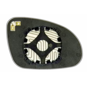 Зеркальный элемент VOLKSWAGEN Golf V (03-09) левый плоский с обогревом