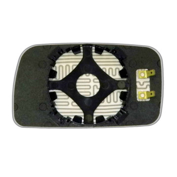 Елемент дзеркала заднього огляду VOLKSWAGEN Golf II (87-91) правий асферичний з обігрівом