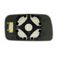 Дзеркальний елемент VOLKSWAGEN Golf II (87-91) лівий плоский з обігрівом