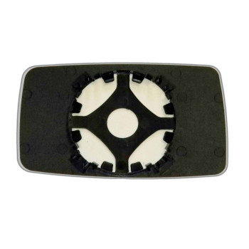 Елемент дзеркала заднього огляду VOLKSWAGEN Golf III (91-97) лівий асферичний голубий