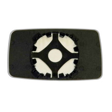 Зеркальный элемент VOLKSWAGEN Golf III (91-97) левый плоский голубой