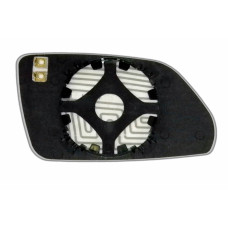 Дзеркальний елемент VOLKSWAGEN Polo IV (05-09) лівий асферичний з обігрівом