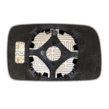 Елемент дзеркала заднього огляду VOLKSWAGEN Polo III (94-02) лівий асферичний з обігрівом