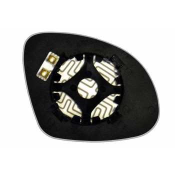 Елемент дзеркала заднього огляду VOLKSWAGEN Tiguan (08- ) лівий сферичний з обігрівом