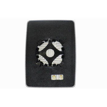 Зеркальный элемент VOLKSWAGEN Transporter T3 (79-92) основной сферический с обогревом Зеркальный элемент VOLKSWAGEN Transporter T3 (79-92) основной сферический с обогревом