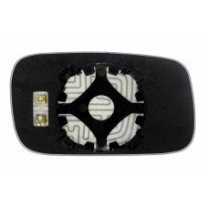 Зеркальный элемент VOLKSWAGEN Caddy (95-04) левый плоский с обогревом