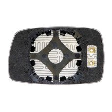 Зеркальный элемент VOLKSWAGEN Corrado (89-95) правый асферический с обогревом