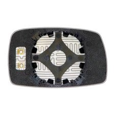 Дзеркальний елемент VOLKSWAGEN Corrado (89-95) лівий асферичний з обігрівом