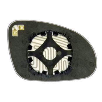 Зеркальный элемент VOLKSWAGEN Jetta V (05-10) левый асферический с обогревом