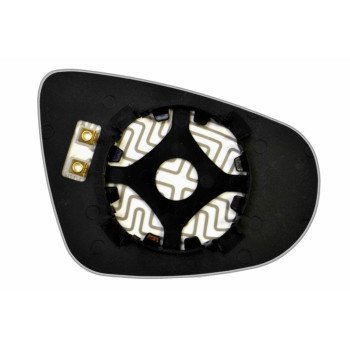 Зеркальный элемент VOLKSWAGEN Golf VI (08-13) левый сферический с обогревом