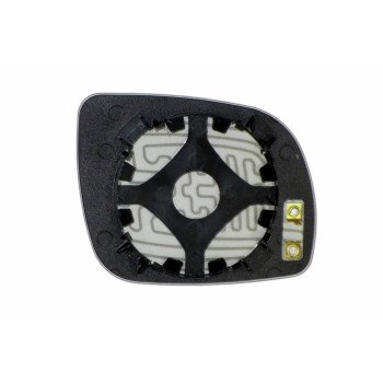 Зеркальный элемент VOLKSWAGEN Lupo (98-05) левый сферический с обогревом