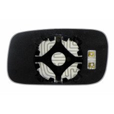 Зеркальный элемент VOLKSWAGEN Passat B3 B4 (88-97) правый асферический голубой с обогревом