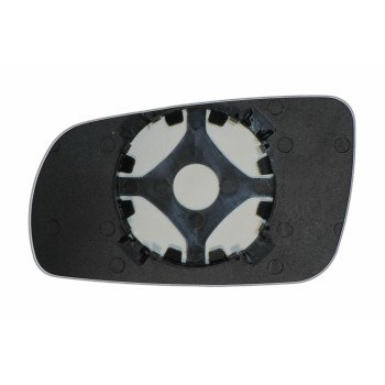 Елемент дзеркала заднього огляду VOLKSWAGEN Passat B5 (97-01) правий асферичний голубий