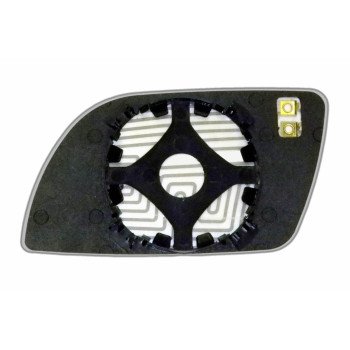 Зеркальный элемент VOLKSWAGEN Polo IV (02-05) правый асферический с обогревом