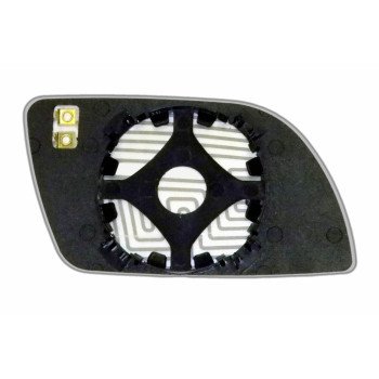 Зеркальный элемент VOLKSWAGEN Polo IV (02-05) левый сферический с обогревом Зеркальный элемент VOLKSWAGEN Polo IV (02-05) левый сферический с обогревом