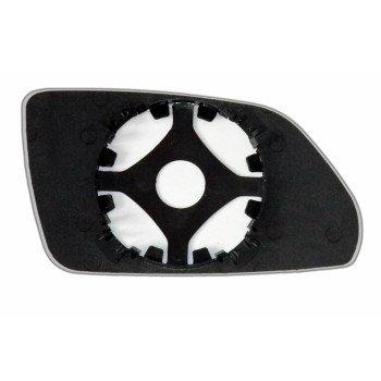 Зеркальный элемент VOLKSWAGEN Polo IV (05-09) левый сферический