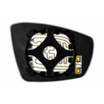 Зеркальный элемент VOLKSWAGEN Polo V Coupe (10- ) левый сферический с обогревом