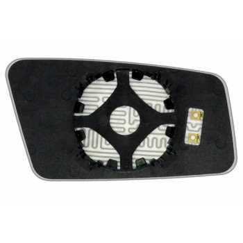 Елемент дзеркала заднього огляду AUDI 100 (44) (82-90) лівий плоский з обігрівом