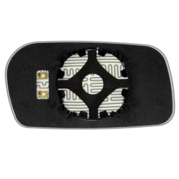 Елемент дзеркала заднього огляду AUDI 100 (45) (91-94) лівий асферичний з обігрівом