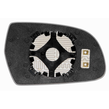 Елемент дзеркала заднього огляду AUDI A3 (10-12) лівий асферичний з обігрівом