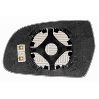 Дзеркальний елемент AUDI A4 (11- ) правий асферичний з обігрівом