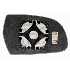 Зеркальный элемент AUDI A4 (11- ) левый сферический с обогревом