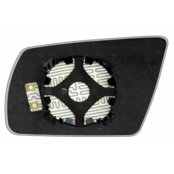 Елемент дзеркала заднього огляду AUDI A6 Allroad I (00-06) правий сферичний голубий з обігрівом