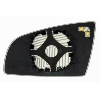 Елемент дзеркала заднього огляду AUDI A6 (05-08) правий сферичний з обігрівом