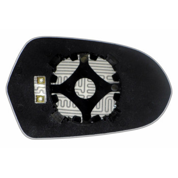 Елемент дзеркала заднього огляду AUDI A6 (11- ) лівий асферичний з обігрівом