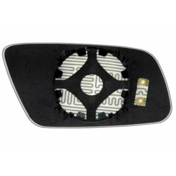 Елемент дзеркала заднього огляду AUDI A6 (98-04) лівий асферичний з обігрівом