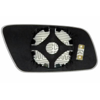 Дзеркальний елемент AUDI A6 (98-04) лівий асферичний голубий з обігрівом