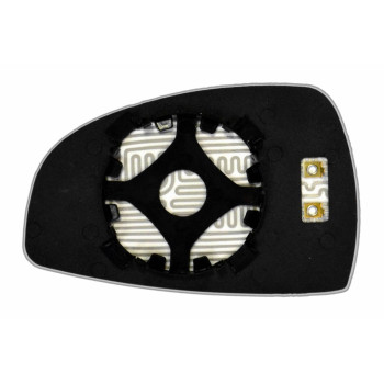 Елемент дзеркала заднього огляду AUDI R8 (07- ) правий асферичний голубий з обігрівом