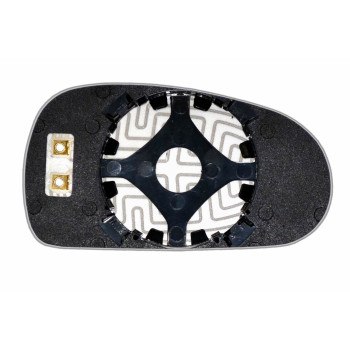 Зеркальный элемент AUDI TT (99-06) левый асферический голубой с обогревом