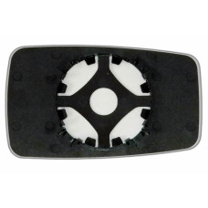 Дзеркальний елемент AUDI 80 (86-94) лівий плоский голубий