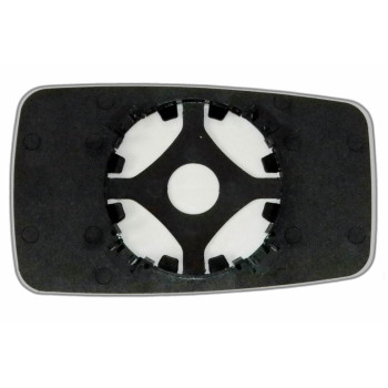 Зеркальный элемент AUDI 80 (86-94) основной асферический голубой