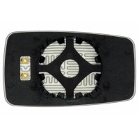 Дзеркальний елемент AUDI 80 (86-94) основний асферичний голубий з обігрівом