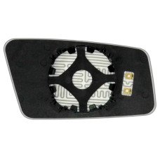 Дзеркальний елемент AUDI 100 (44) (82-90) лівий сферичний голубий з обігрівом